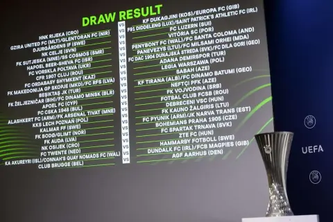 Wyniki losowania Ligi Konferencji Europy: FC Ordabasy Shymkent (KAZ) zmierzy się z KF Tirana (ALB)/FC Dinamo Batumi (GEO).